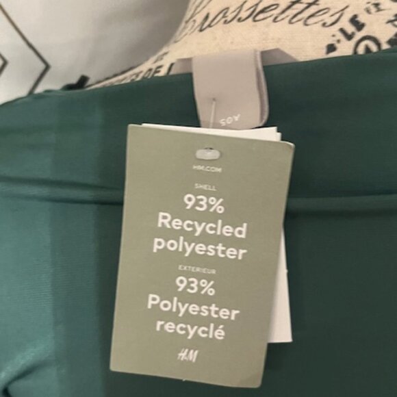 H&M Green Ruched Midi Dress, Size XL | Elegant & Comfortable - Picture 3 of 7